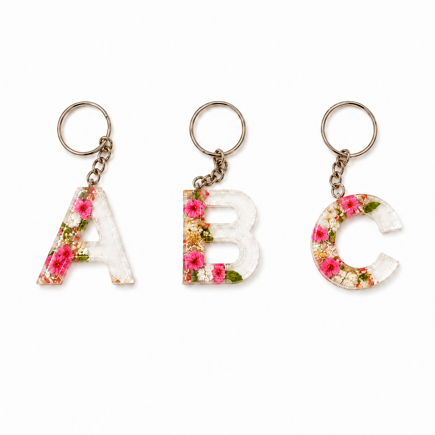 Letter Keychains